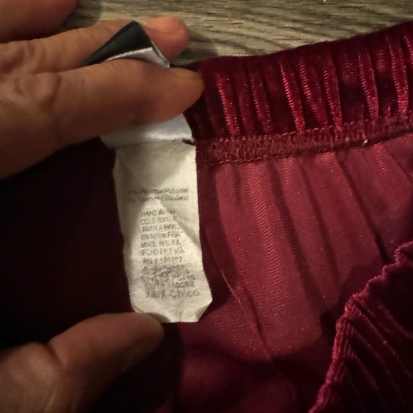 Vintage velour short shorts in x small - Picture 4 of 6